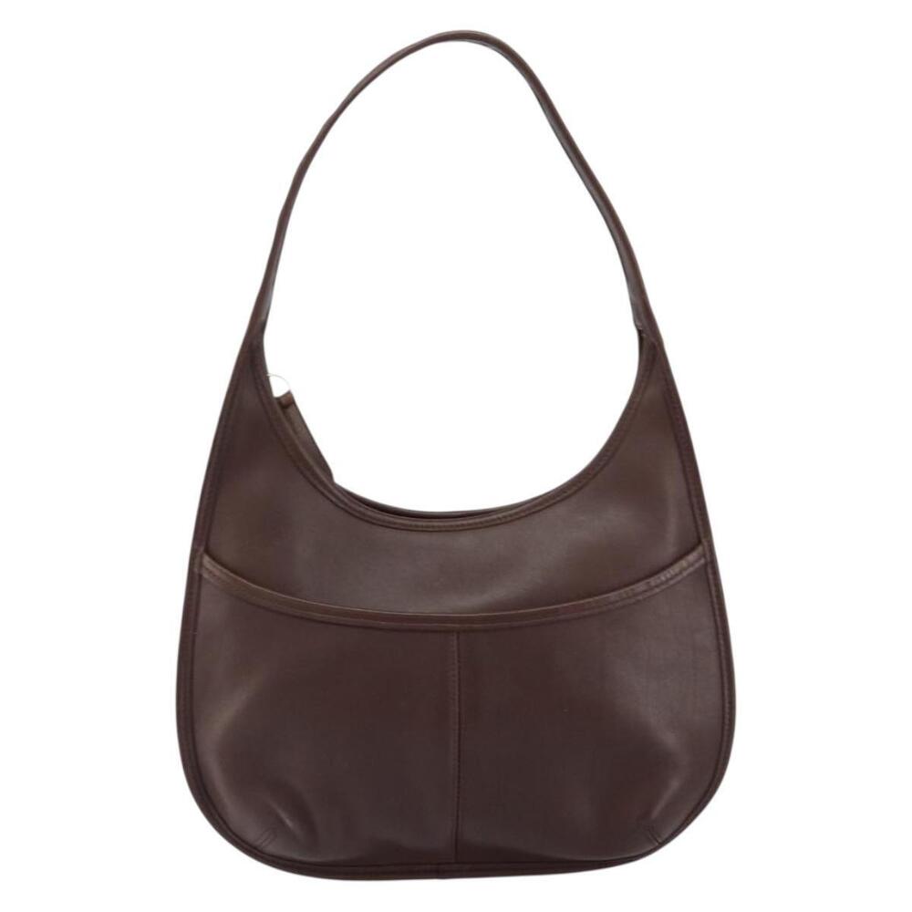 Coach Shoulder Bag Leather Dark Brown Auth 149672 - Picture 13 of 16